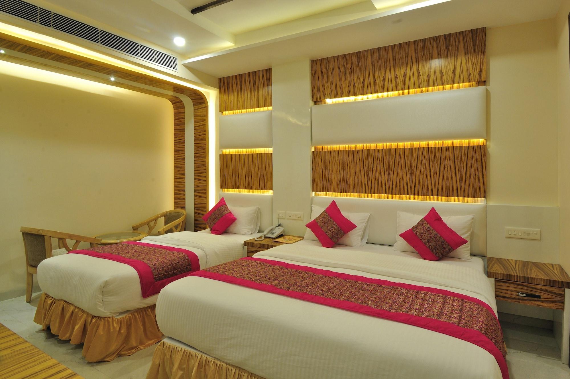 Hotel Aman Continental - 2Mins From Railway Station And 5 Mins From Metro Nowe Delhi Zewnętrze zdjęcie